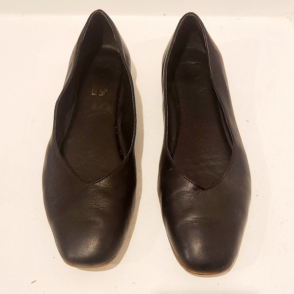 Coach Black Leather Ballet Flats - Picture 3 of 7